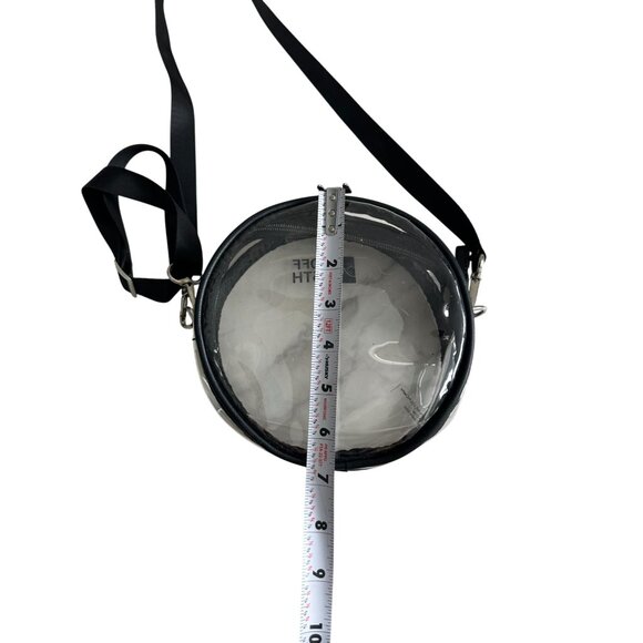 SAKS OFF FIFTH Clear Circle Crossbody Stadium Concert Bag - Picture 4 of 5